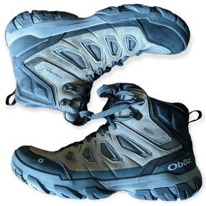 EUC* Oboz Women's Sawtooth Mid Waterproof Hiking Boot in Brown | US 8, Euro 41